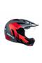 Imagem de Capacete Bieffe 3 Sport - React Cinza fosco/Vermelho