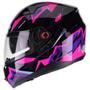 Imagem de Capacete Bieffe B-40 Everest Preto e Rosa