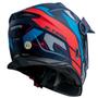 Imagem de Capacete Bieffe B-Trail Conquest Azul Fosco C/ Óculos Solar