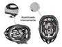 Imagem de Capacete Bike Ciclismo Mtb Com Sinalizador De Led + Óculos Esporte + Par De Luvas