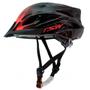 Imagem de Capacete Bike Mtb Tsw Ciclista Com Sinalizador De Led + Luvas