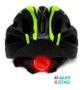 Imagem de Capacete Ciclismo Led Absolute Bike Nero Preto/Branco M