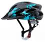 Imagem de Capacete Ciclismo Mtb Raptor 2 Tam G 57 a 61cm Com Sinalizador e Viseira Azul Tsw