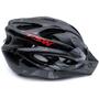 Imagem de Capacete Ciclismo Tsw Bike Mtb Com Sinalizador De Led + Óculos Esporte + Par De Luvas