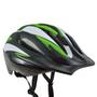 Imagem de Capacete Ciclista Poker Windstorm Com Led Adulto Verde