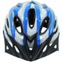 Imagem de Capacete Cly In Mold Mtb/urbano para Ciclismo L 58-62cm Azul-branco