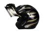 Imagem de Capacete com Viseira Tamanho 60 Mixs MX Gladiator Plus Preto e Prata