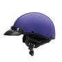 Imagem de Capacete Coquinho Scooter Moto Elétrica Bike Couro Roxo