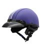 Imagem de Capacete Coquinho Scooter Moto Elétrica Bike Couro Roxo