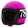 Imagem de Capacete Custom Aberto Etceter Seven Eight Fosco com Viseira Bubble