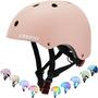 Imagem de Capacete de bicicleta infantil CELOID para meninos e meninas de 10 a 12 anos, rosa