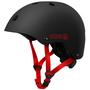 Imagem de Capacete de bicicleta OutdoorMaster Youth & Kids ajustável preto vermelho