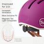 Imagem de Capacete de bicicleta Thousand Heritage 2.0 com certificação de segurança Vibrant Orchid