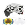 Imagem de Capacete de Ciclismo Unissex com LED (54-62cm) - MTB, Road e Mountain Bike