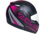 Imagem de Capacete de Moto Articulado Taurus Zarref V5 NEON Preto Fosco e Rosa Tamanho 56