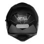 Imagem de Capacete de Moto com Viseira Solar GP Tech V128 Rapid V2 Fosco Preto Titanium