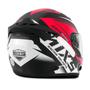 Imagem de Capacete de Moto Fechado Feminino Masculino Mixs Mx2 Fokker Storm Brilhante Com Aerofólio