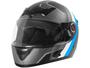 Imagem de Capacete de Moto Fechado Mixs Helmets - MX5 Super Speed Cinza e Azul Tamanho 56