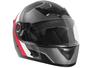 Imagem de Capacete de Moto Fechado Mixs Helmets - MX5 Super Speed Cinza e Vermelho Tamanho 56