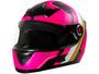 Imagem de Capacete de Moto Fechado Mixs Helmets - MX5 Super Speed Rosa e Dourado Tamanho 56