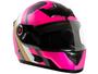 Imagem de Capacete de Moto Fechado Mixs Helmets - MX5 Super Speed Rosa e Dourado Tamanho 60