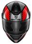 Imagem de Capacete de moto Shark D-skwal Hallder Preto verm KRA Tam 62