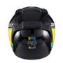 Imagem de Capacete De Moto Sky Two 90s 62 Preto Amarelo E Azul