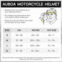 Imagem de Capacete de motocicleta Auboa Full Face MD-813 Matte Black (M)