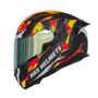 Imagem de Capacete de motocicleta HAX Obsidian Full Face Dual Visor DOT XXL