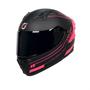 Imagem de Capacete de motocicleta HAX Obsidian Pro Full Face Dual Visor rosa L