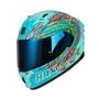 Imagem de Capacete de motocicleta HAX Obsidian Pro Full Face Dupla Visor Adulto