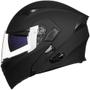 Imagem de Capacete de Motocicleta ILM 902BT Bluetooth Modular - com Certificação DOT
