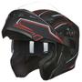 Imagem de Capacete de Motocicleta ILM 902L - Flip Up Full Face com Visor Duplo e LED