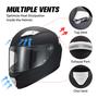 Imagem de Capacete de motocicleta JQF Gear WS-607 Full Face DOT aprovado