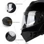 Imagem de Capacete de Motocicleta Modular com Viseira Dupla - Certificado e Unisex