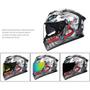 Imagem de Capacete de motocicleta MotuoMR Full Face aprovado pelo DOT Black XL