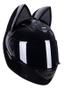 Imagem de Capacete de motocicleta personalizado, estilo Fresh Cat Ear Full Face