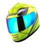 Imagem de Capacete de motocicleta WOW Full Face Spider Green Kids DOT L