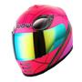 Imagem de Capacete de motocicleta WOW Spider Pink Full Face Youth M