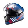 Imagem de Capacete De Motociclista Fem/masc Texx Fechado Wing Grid