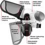 Imagem de Capacete de motosserra NoCry 6 em 1 industrial com protetor facial e orelha