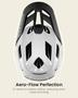 Imagem de Capacete de mountain bike OutdoorMaster Grizzly Pearl White