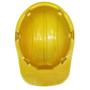 Imagem de Capacete De Segurança Para Obras Epi Com Carneira Plastcor Construção Civil - Amarelo