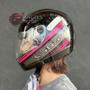 Imagem de Capacete EBF 7 Carbon Preto Rosa