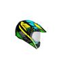 Imagem de Capacete ebf cross c/vis.super motard action preto/amar-56