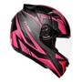 Imagem de Capacete Ebf New Spark Flash Preto Fosco Rosa