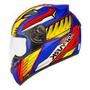 Imagem de Capacete EBF New Spark Indian Fosco Azul/ Amarelo