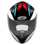 Imagem de Capacete Ebf New Spark Mixed Blue Vermelho Brilhante Moto Masculino e Feminino