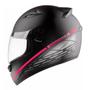 Imagem de Capacete Ebf Spark Black Edition 2 Preto Fosco Rosa