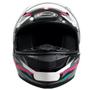 Imagem de Capacete Ebf Spark Dragon Preto Rosa Com Narigueira Mais Viseira Fumê